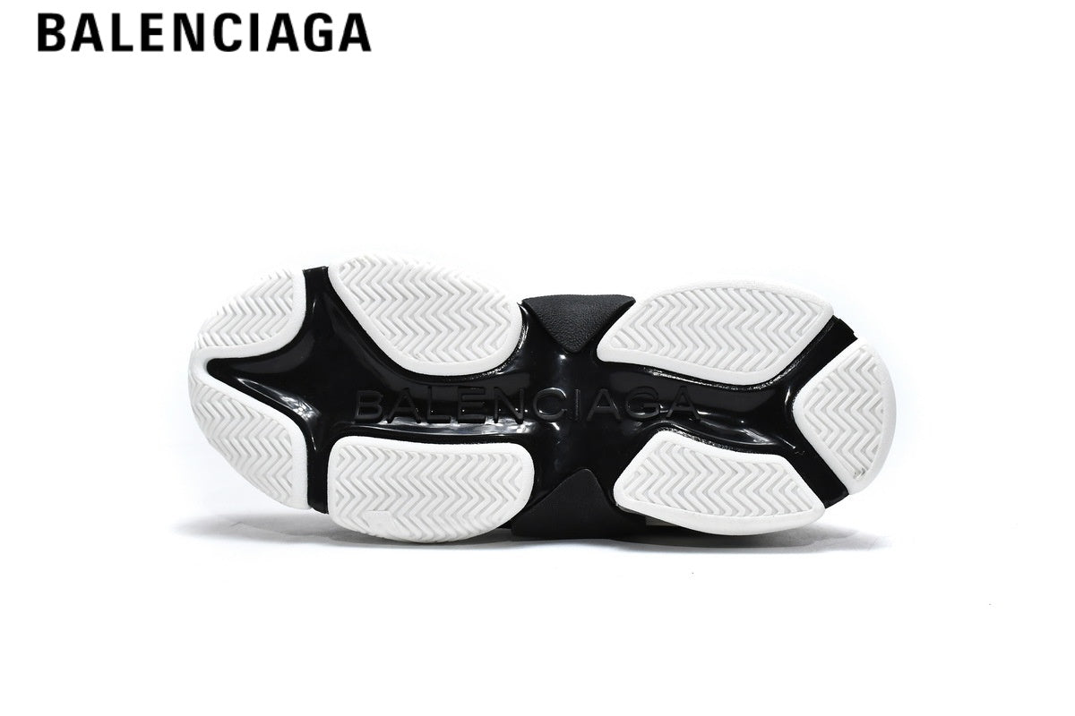 Balenciaga Triple S men's shoes women sneakers ¡ª White, Grey & Black