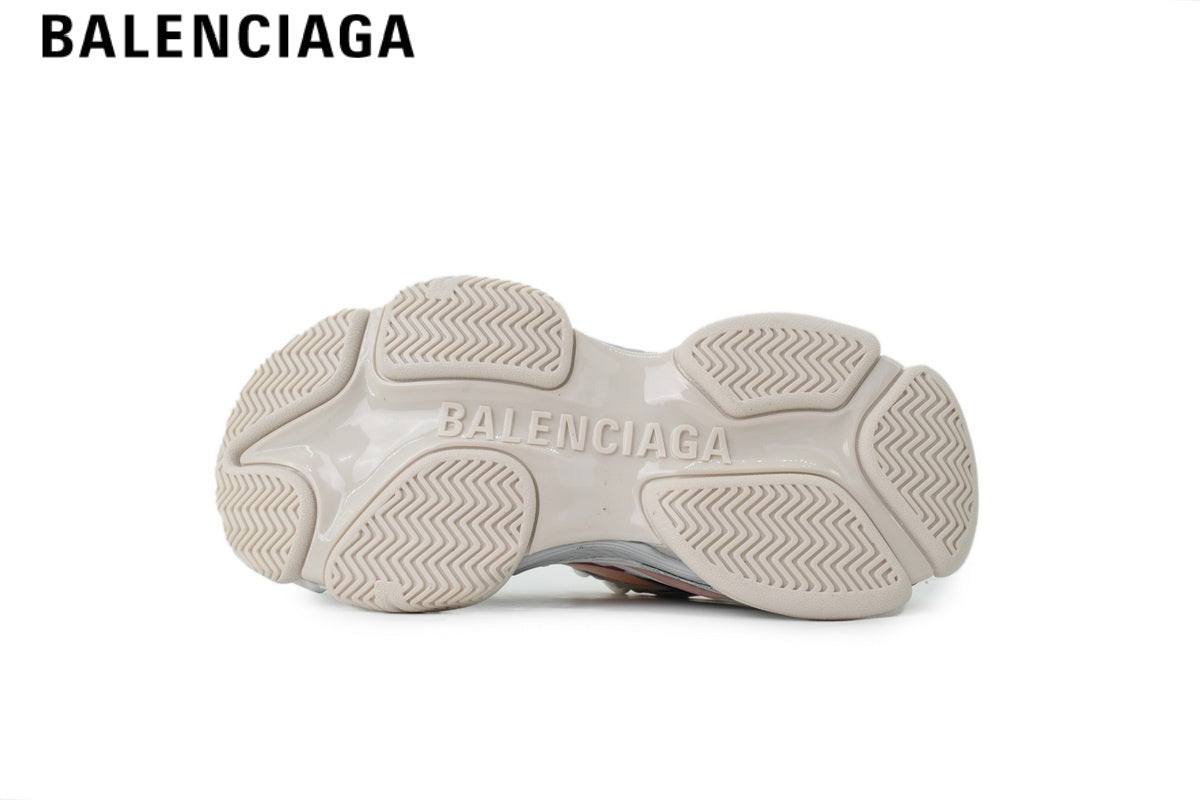 Balenciaga Cargo men's shoes women sneakers ¡ª White, Pink & Burgundy