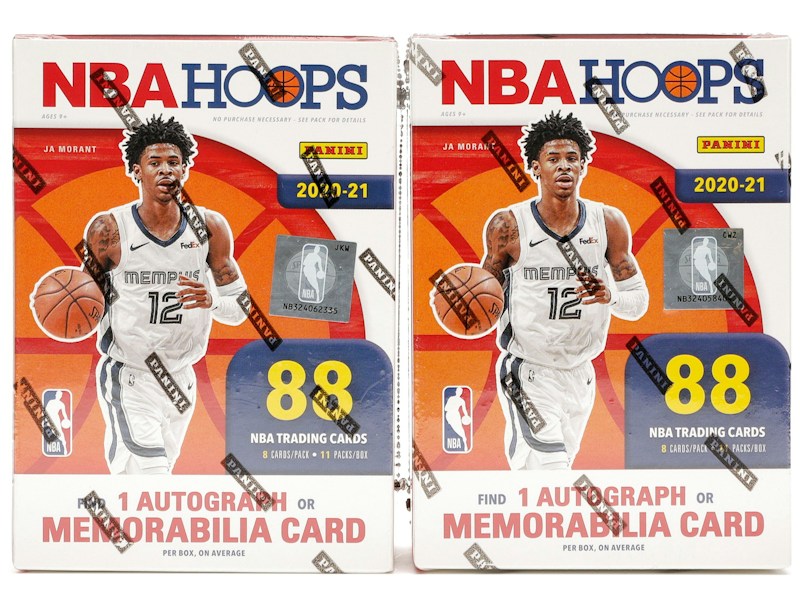2020-21 Panini NBA Hoops Basketball Blaster Box 2x Lot