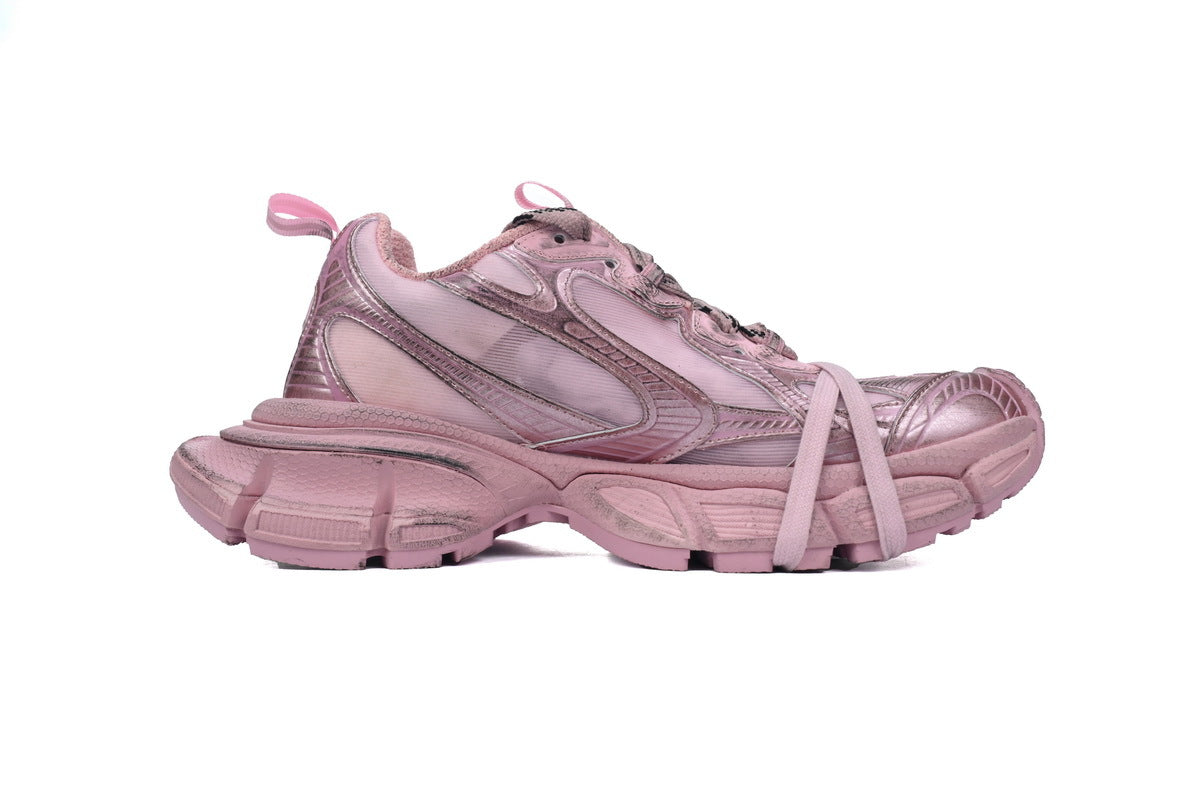 Balenciaga 3XL men's shoes Track Sneaker ¨C Low-Top Chunky Sole  balenciaga runners pink