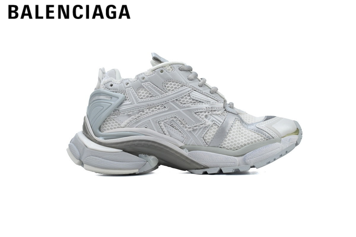 Balenciaga Runner men's shoes  women sneakers ¡ª White / Light Gray
