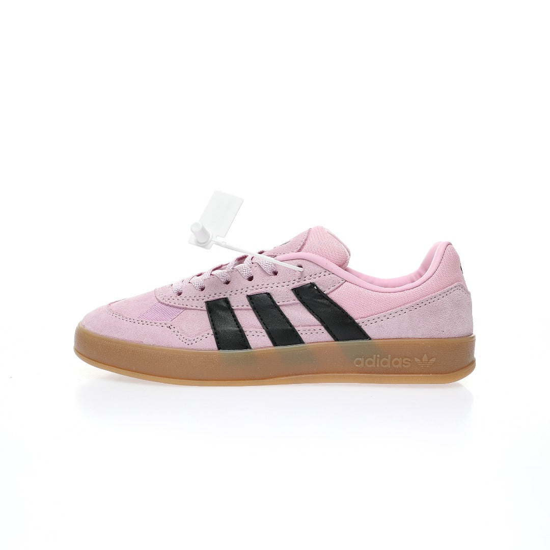 Adidas Originals Gazelle Indoor ¨C Pink / Black Gum Suede Low-Top Sneakers