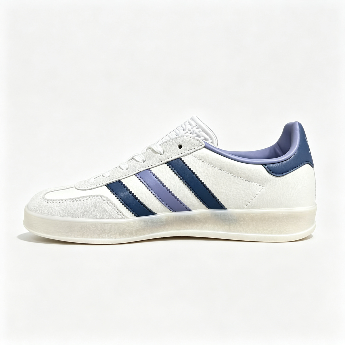 adidas samba  women's shoes  men's samba sneakers adidas samba 'Off White / Dark Blue / Purple'