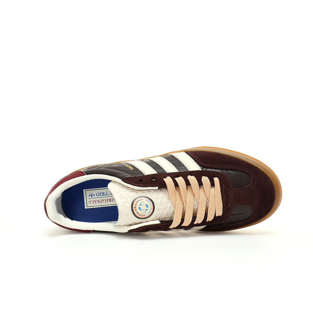 adidas samba  women's shoes  men's samba  Brown Off-White