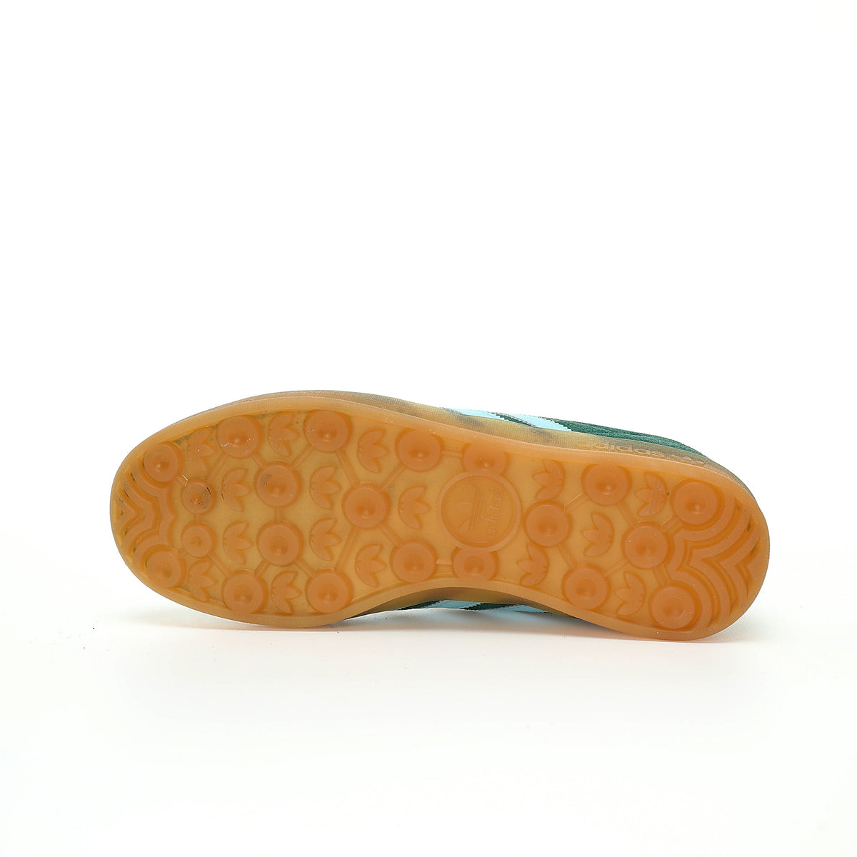 Adidas Originals Gazelle Indoor ¨C Green / Light Blue Gum Suede Low-Top Sneakers