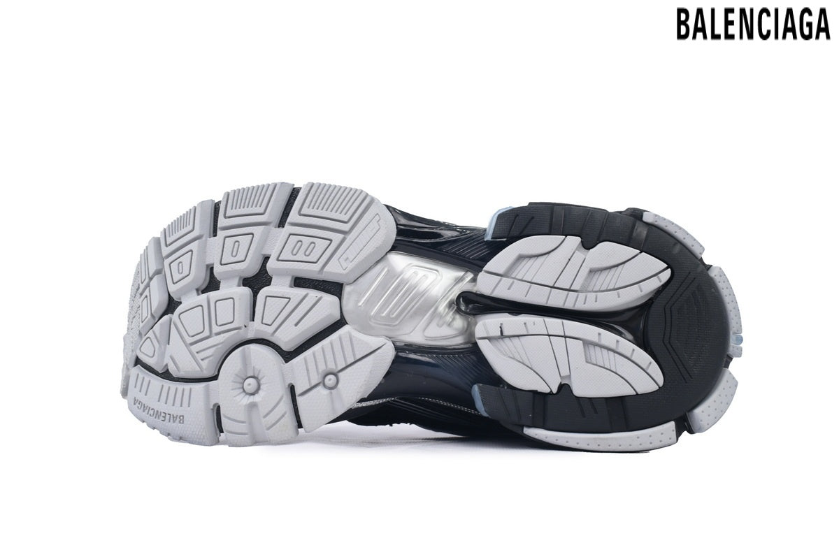 Balenciaga Runner men's shoes  women sneakers ¨C Black & Silver