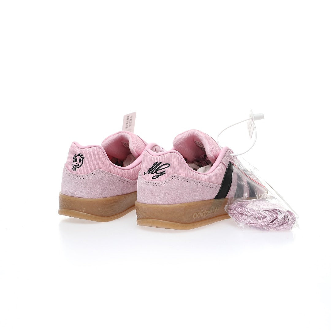 Adidas Originals Gazelle Indoor ¨C Pink / Black Gum Suede Low-Top Sneakers
