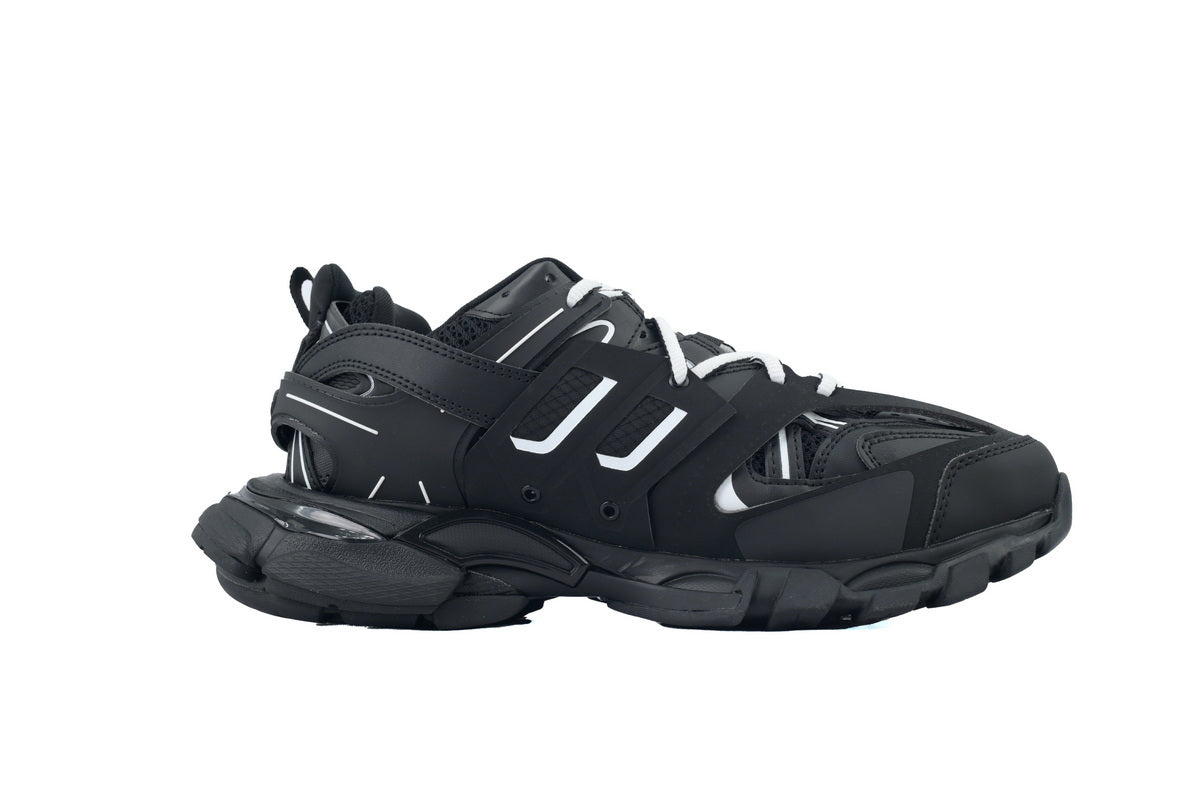 balenciaga men's shoes Track Sneakers  balenciaga runners Black and White