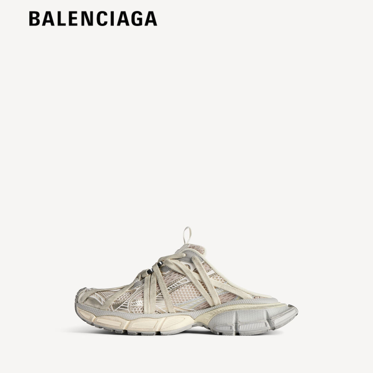 Balenciaga 3XL Extreme Laces Mule men's shoes  women sneakers