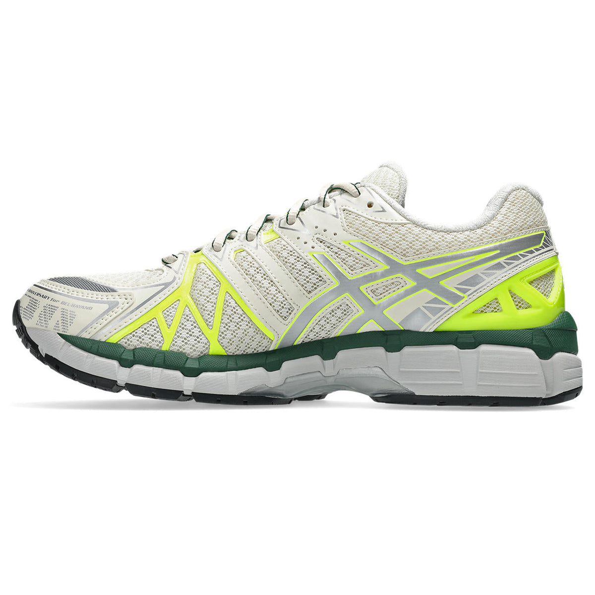 Asics  shoes  neutral running shoes mens  sneakers Gel-Kayano 20 Cream / Fluorescent Yellow / Dark Green