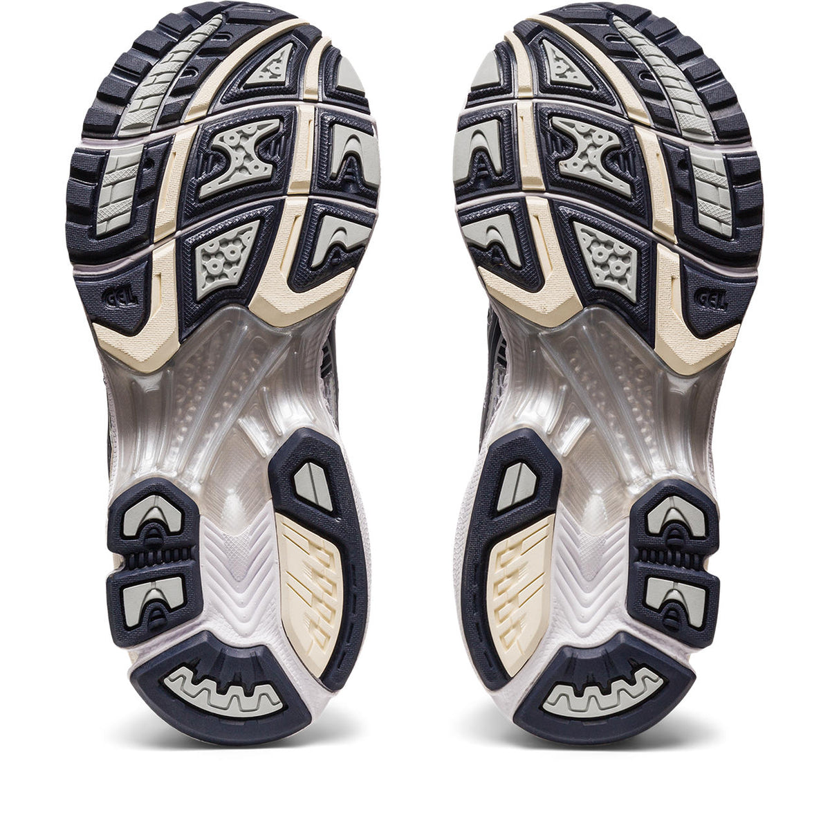 Asics  shoes  neutral running shoes mens  sneakers Gel-Kayano 14 White / Cream / Metallic Silver / Navy