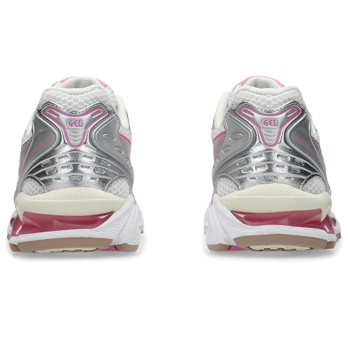 Asics  shoes  neutral running shoes mens  sneakers Gel-Nimbus 9 White / Silver / Pink