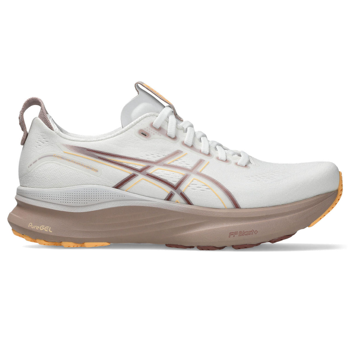 Asics  shoes  neutral running shoes mens  sneakers Gel-Kayano 32 Off-White / Brown / Tan