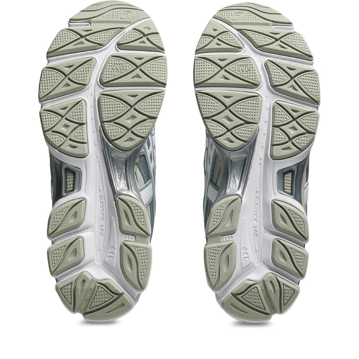 Asics womens shoes  neutral running shoes mens  sneakers Gel-Kayano 14 ¨C White/Silver/Light Blue/Olive Sneaker