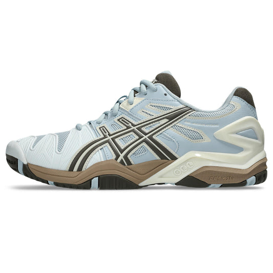 Asics womens shoes  neutral running shoes mens  sneakers Gel-Resolution ¨C Light Sky Blue/Brown/Cream Tennis Sneaker
