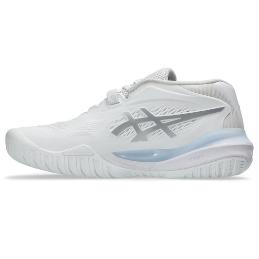 Asics womens shoes  neutral running shoes mens  sneakers Gel-Resolution ¨C White/Silver Tennis Sneaker