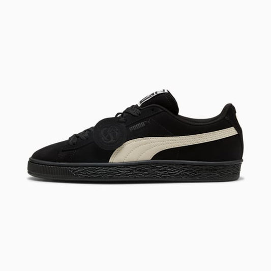Puma Suede ¡ª Black / Beige / Badge puma shoes for men  womens shoes  roma shoes