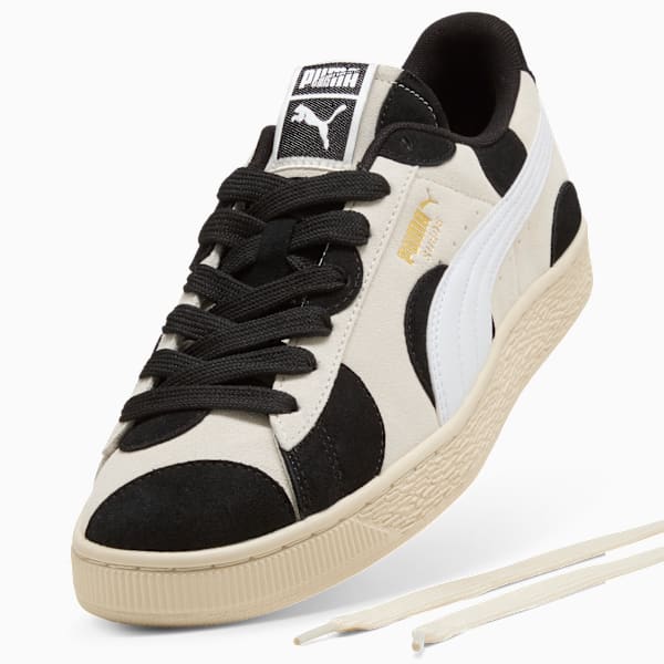 Puma Suede ¡ª Cream / Black / Polka Dot puma shoes for men  womens shoes  roma shoes