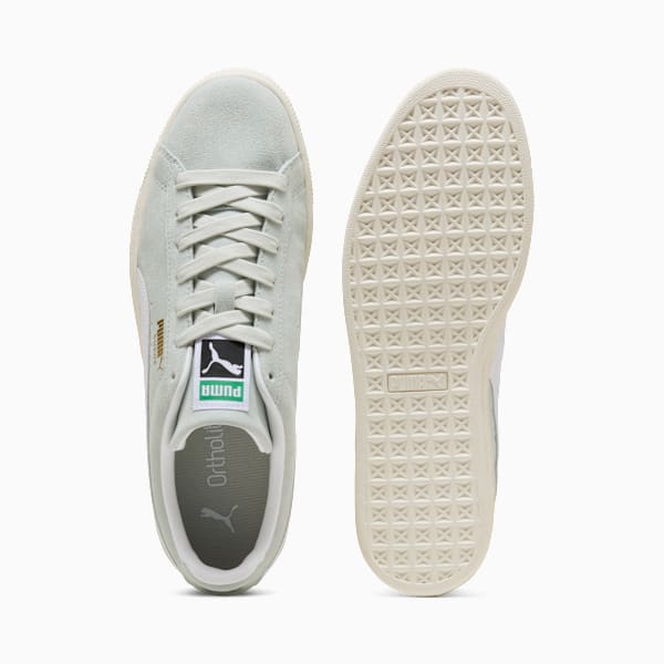 PUMA Suede XL Light Mint-White-Gold puma shoes for men  womens shoes  roma shoes