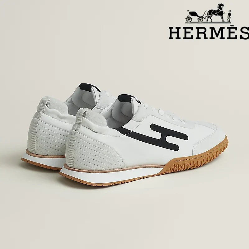 Herm¨¨s Jet Sneaker in White and Black