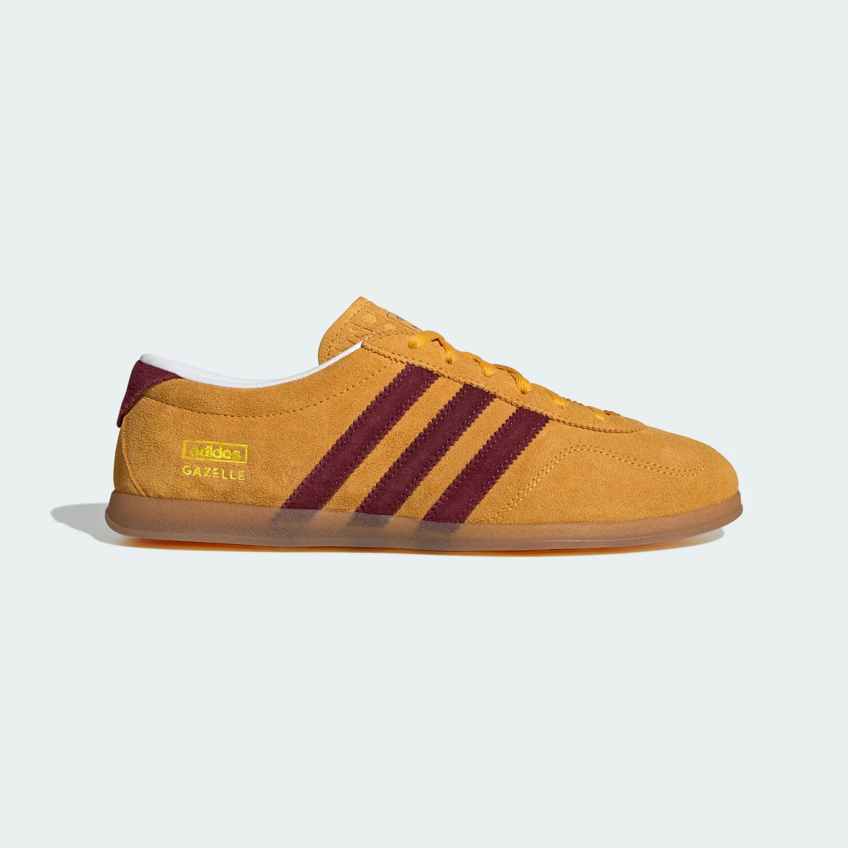 Adidas Originals ¨C Golden Yellow / Burgundy Suede Casual Sneakers