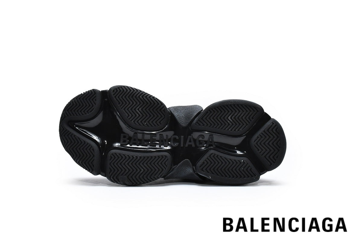 Balenciaga Triple S men's shoes  women sneakers ¨C All Black
