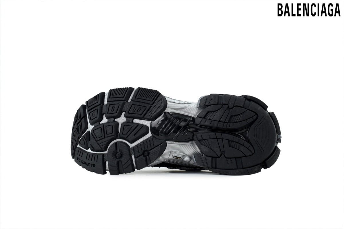 Balenciaga Runner men's shoes  women sneakers ¨C Silver & Black