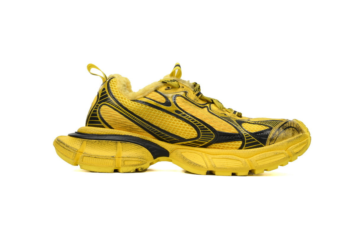 Balenciaga 3XL men's shoes Track Sneaker ¨C Low-Top Chunky Sole balenciaga runners  yellow